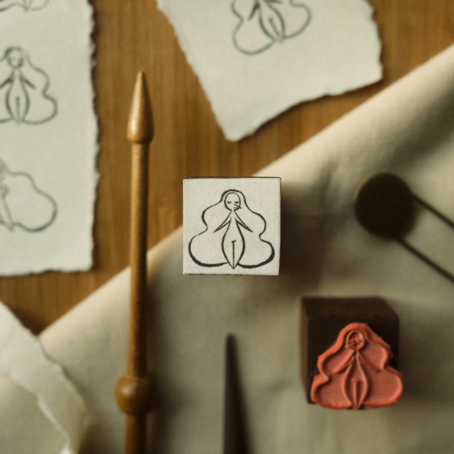 Mini Peaceful Ick Stamp