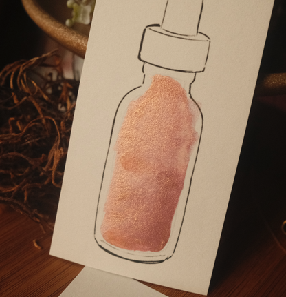 Enchanted Peach Pearlescent Ink Paint