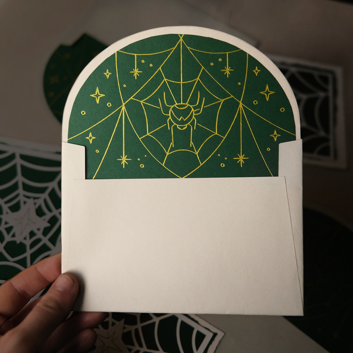 Starry Spider Envelope