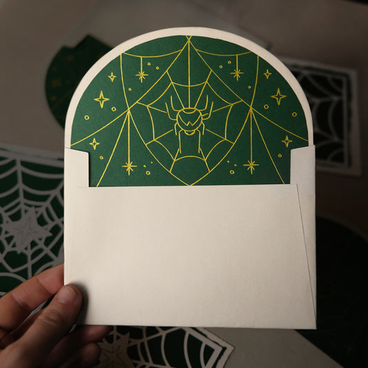 Starry Spider Envelope