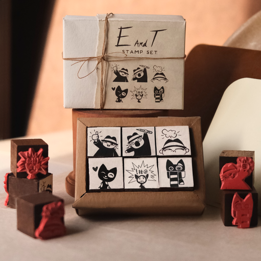Mini E & T Stamp Set Box