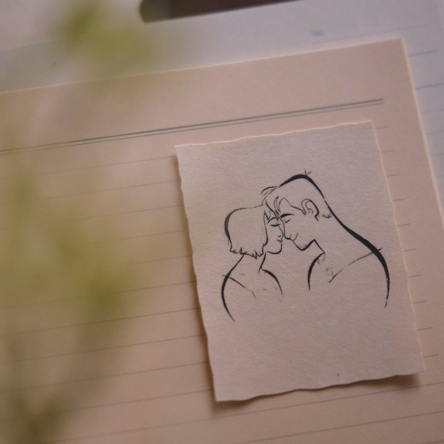 Couple Kissing Sticker